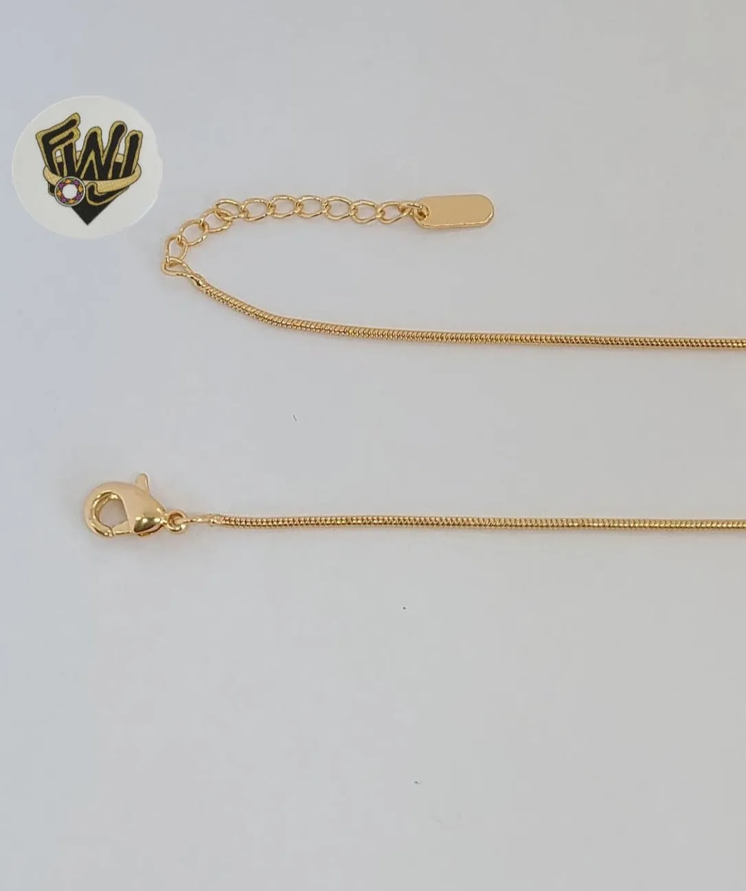 (1-6469-C) Gold Laminate - Flower Tie Necklace - BGO