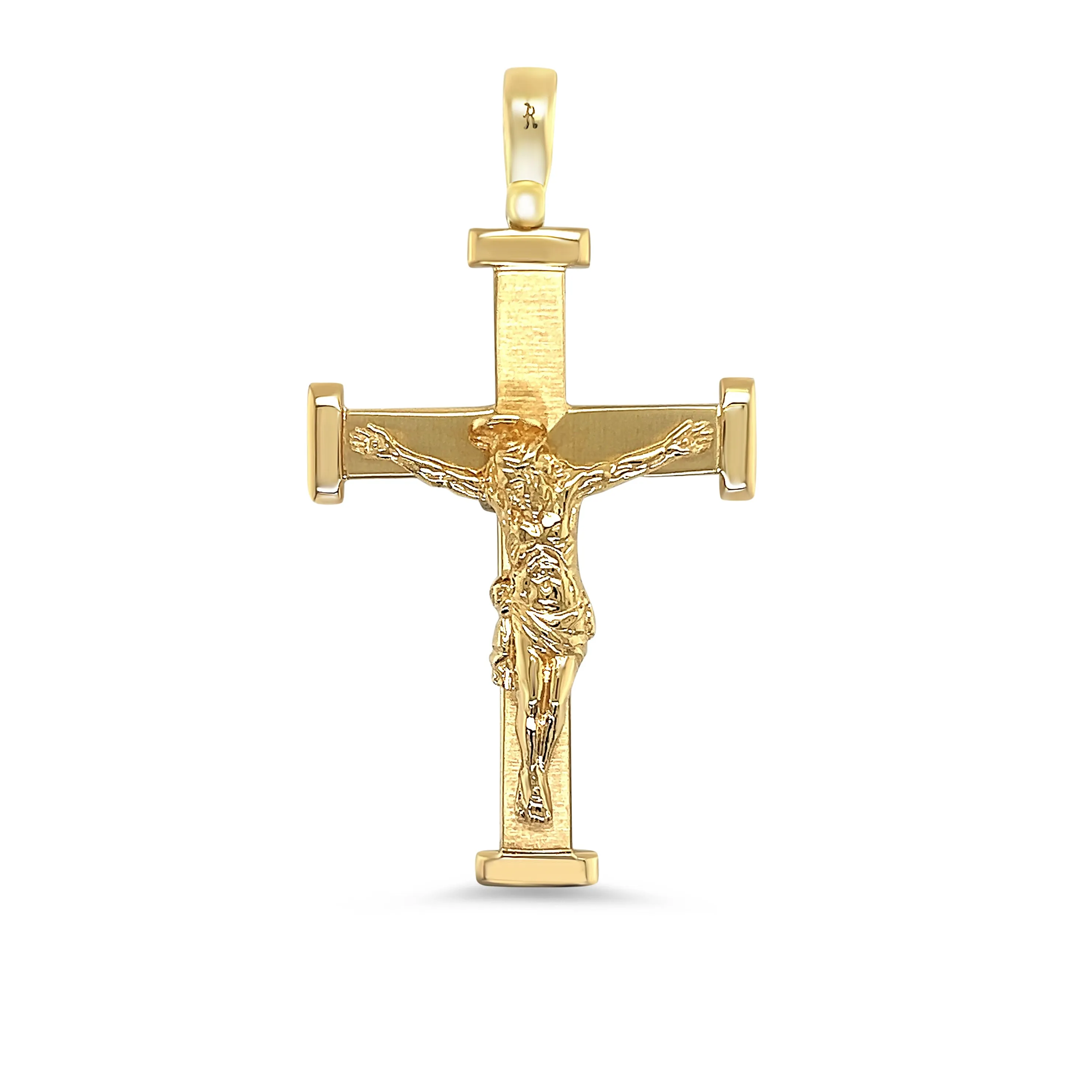 18KT Crucified Jesus Pendant