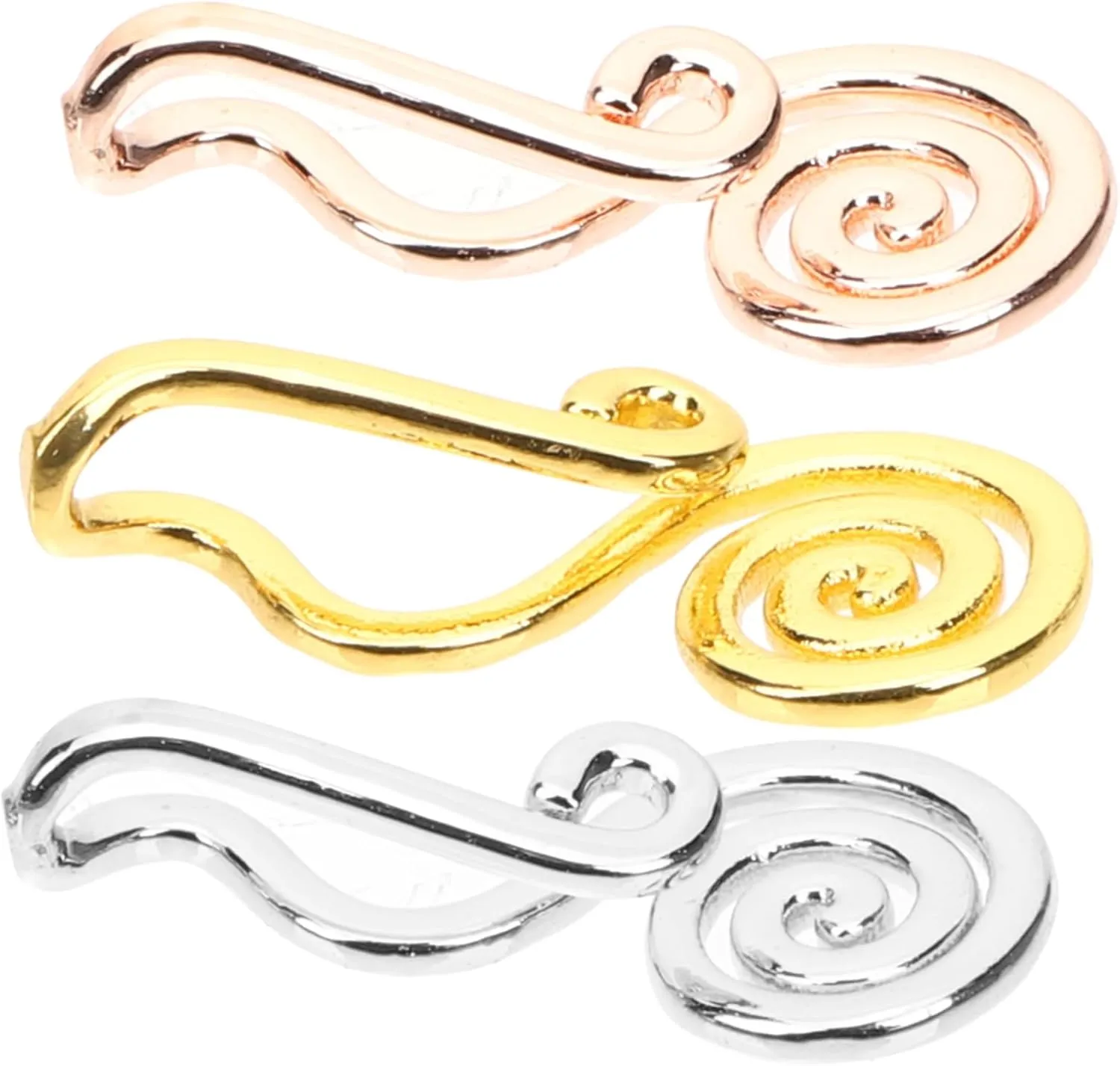 3pcs Fashion Nose Rings Non Piercing Jewelry Stylish Fake Nose Ring Hoop for Men