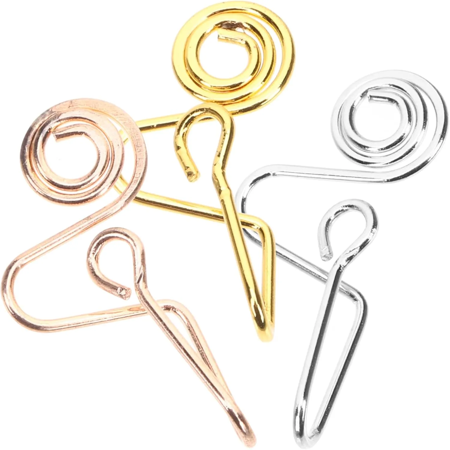 3pcs Non Piercing Nose Rings Hoops Faux Nose Jewelry Creative Clip Design for Women Comfortable Lightweight and Ear Rings