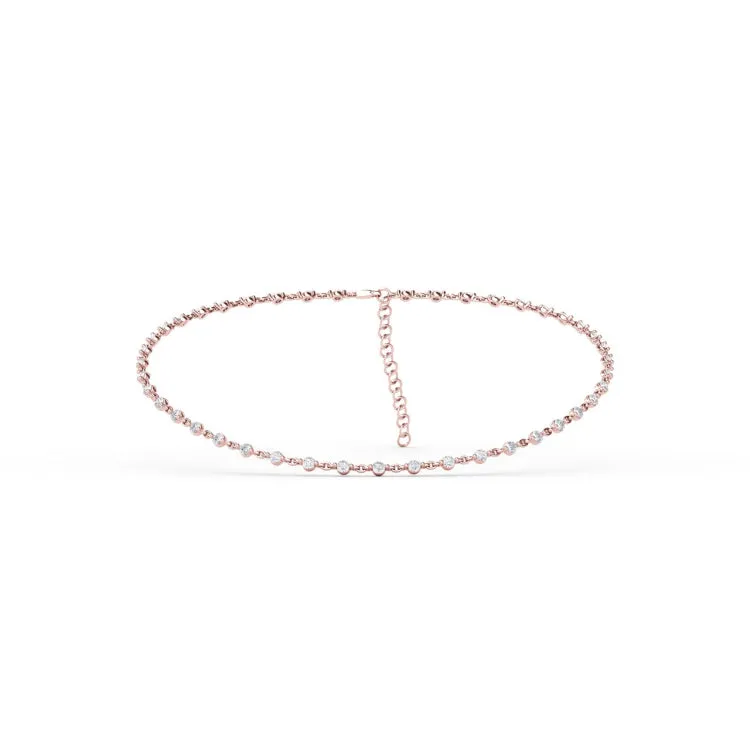 4ct Diamond Choker Necklace