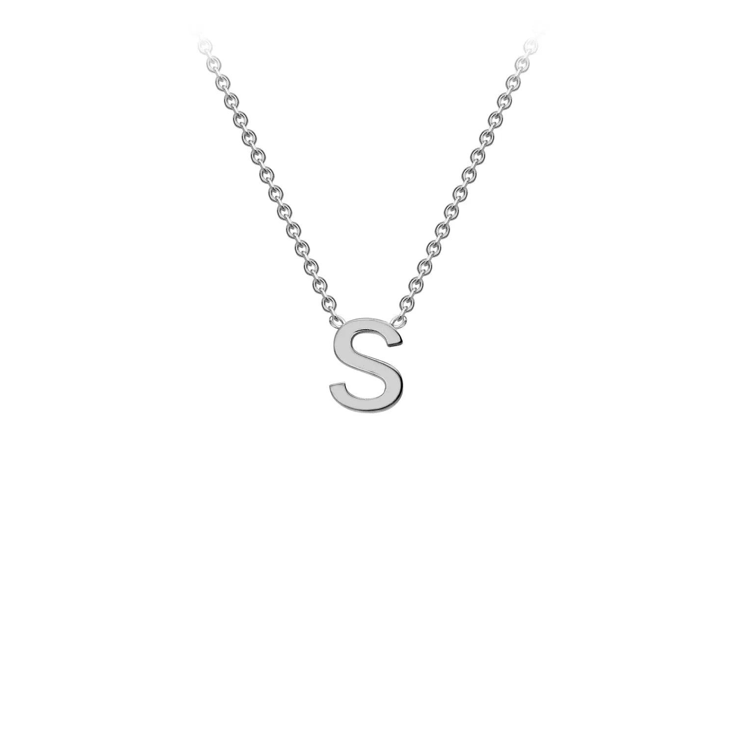 9K Gold 'S' Initial Necklace - 1.19.0168
