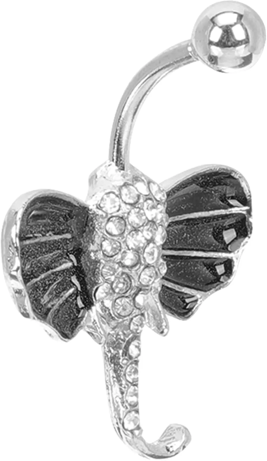 Belly Button Ring Belly Piercing Jewelry for Women Stainless Steel Diamond Inlays