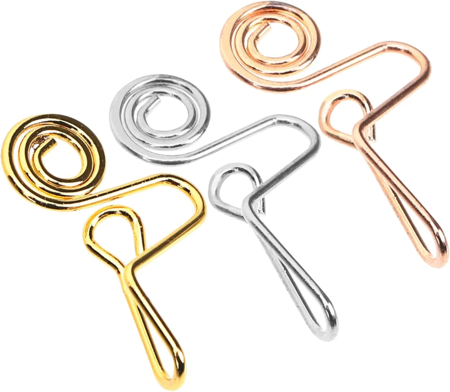 BESPORTBLE 3pcs Nose Clip Ring Non Piercing Jewelry for Women Faux Nose Ring Gold