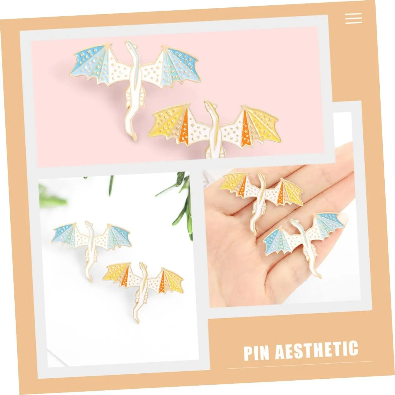 BESPORTBLE Brooch Pins Dinosaur Women Cartoon Badge Enamel Pin Lapel for Men Pin for Back Lapel Pin Men Accessories