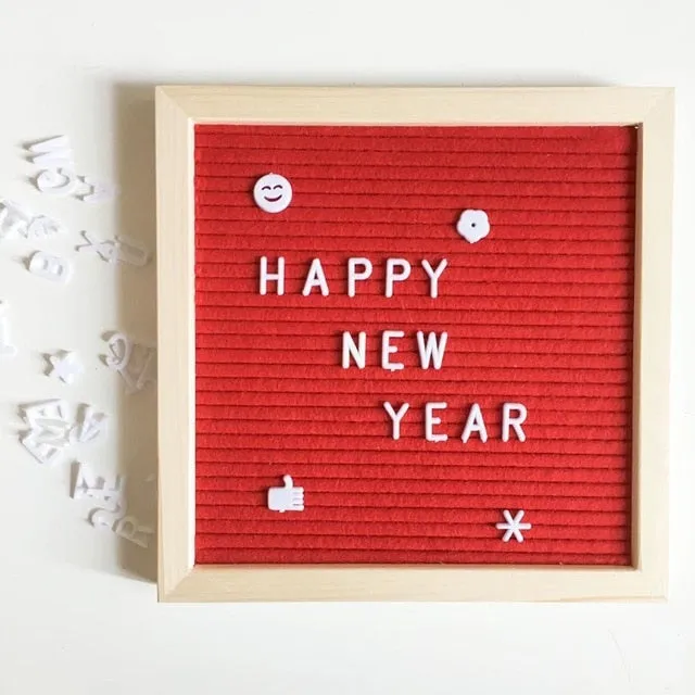 Black Felt Letter Board