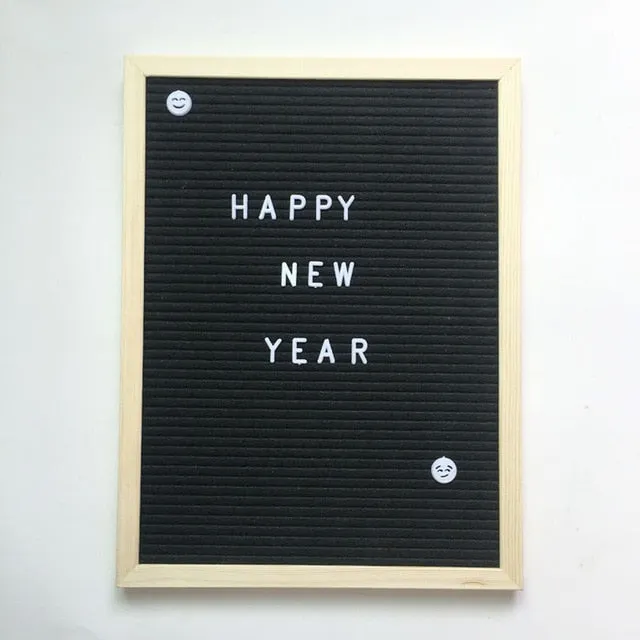 Black Felt Letter Board