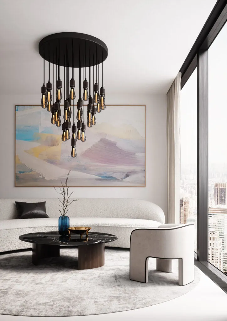 Buster   Punch Heavy Metal Chandelier