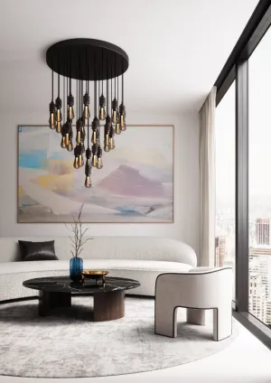 Buster   Punch Heavy Metal Chandelier