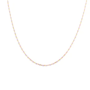 Candy Chain Necklace | Lilac & Gold