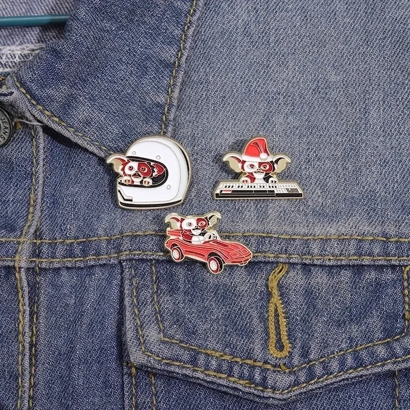 Cartoon Style Cute Animal Letter Dog Alloy Stamping Stoving Varnish Plating Unisex Brooches