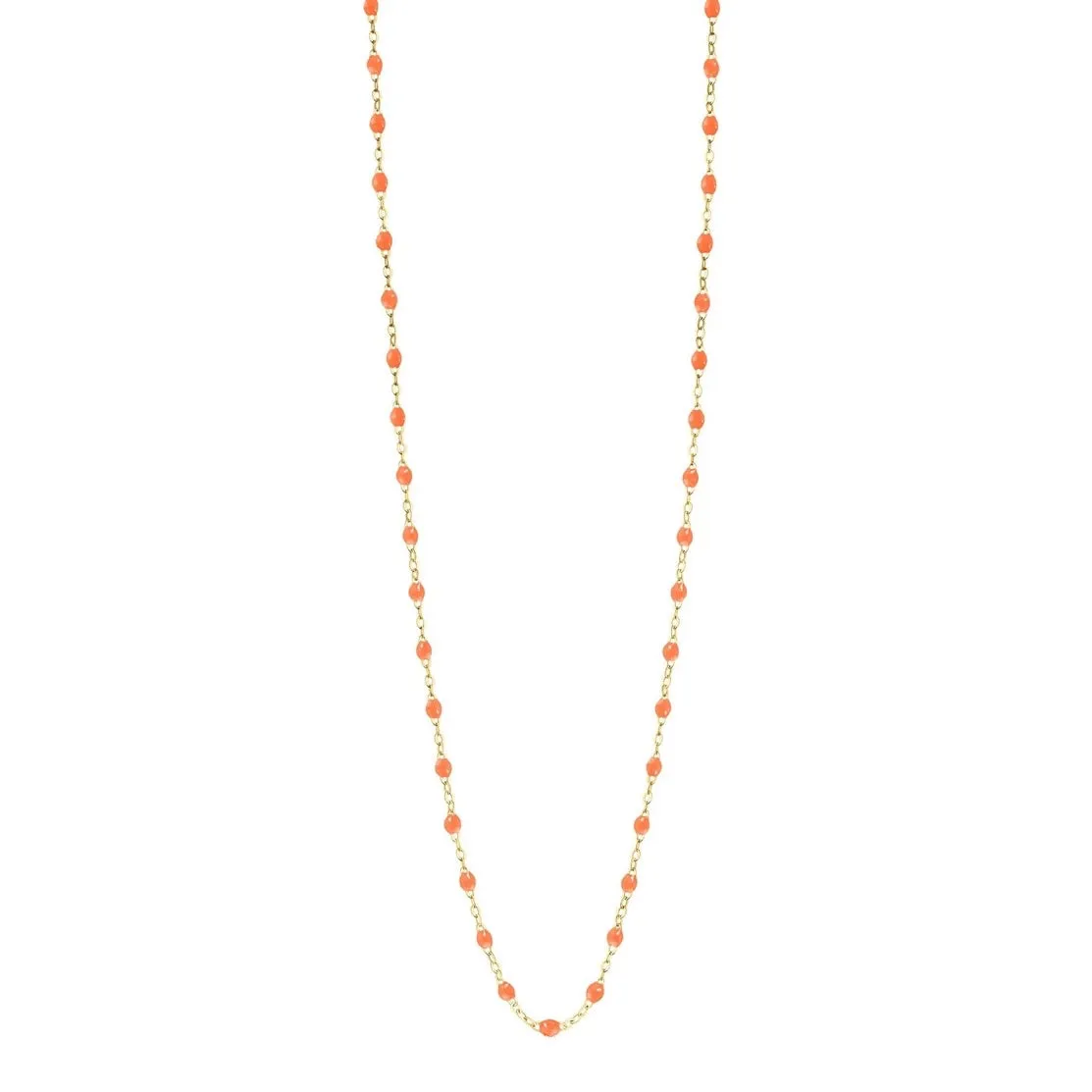 Classic Gigi Orange sautoir, Yellow Gold, 34"