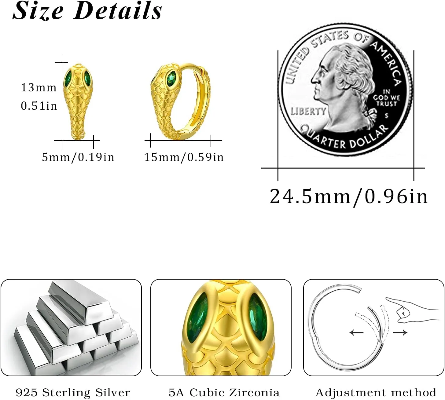 Cuoka Animal Earrings 925 Sterling Silver Cute Animal Hoop Huggie Earrings,Hypoallergenic Animal Jewelry Birthday Graduation Gifts for Women Girls