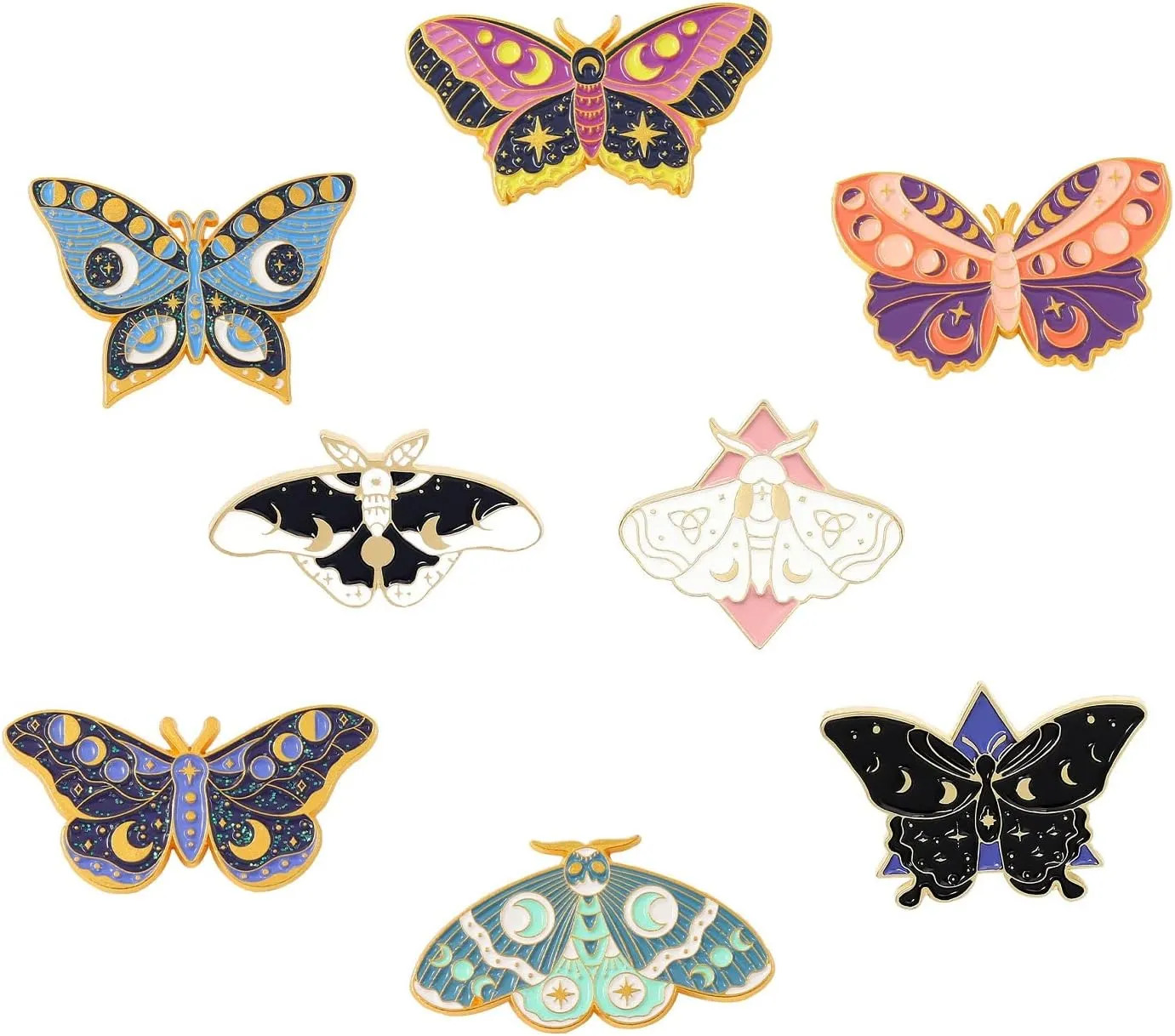 Cute Enamel Pin Brooches Variety styles Variety Themes Available Cartoon Brooch Badge Pins for Women Clothes Bags Backpacks Party Decoration Christmas Gift