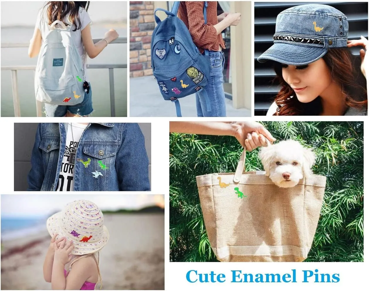 Cute Enamel Pin Brooches Variety styles Variety Themes Available Cartoon Brooch Badge Pins for Women Clothes Bags Backpacks Party Decoration Christmas Gift
