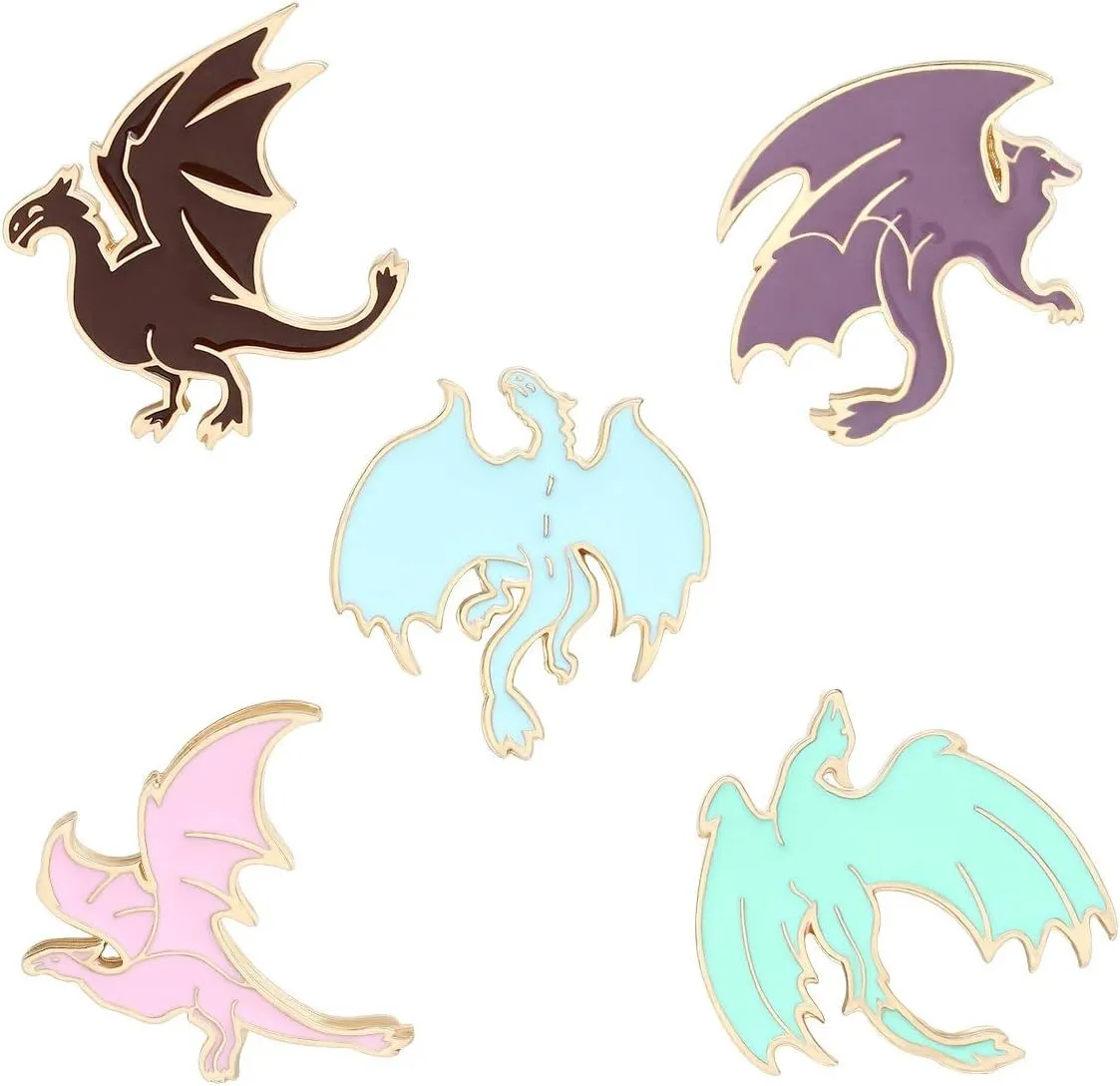 Cute Enamel Pin Set Lapel Pins Brooches Cartoon Brooch Badge Pins for Clothes Bags Backpack for Women
