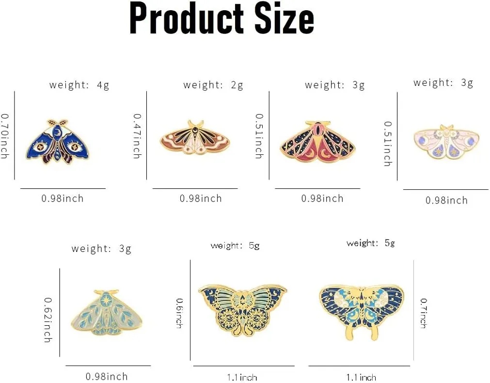 Cute Enamel Pin Set Lapel Pins Brooches Cartoon Brooch Badge Pins for Clothes Bags Backpack for Women
