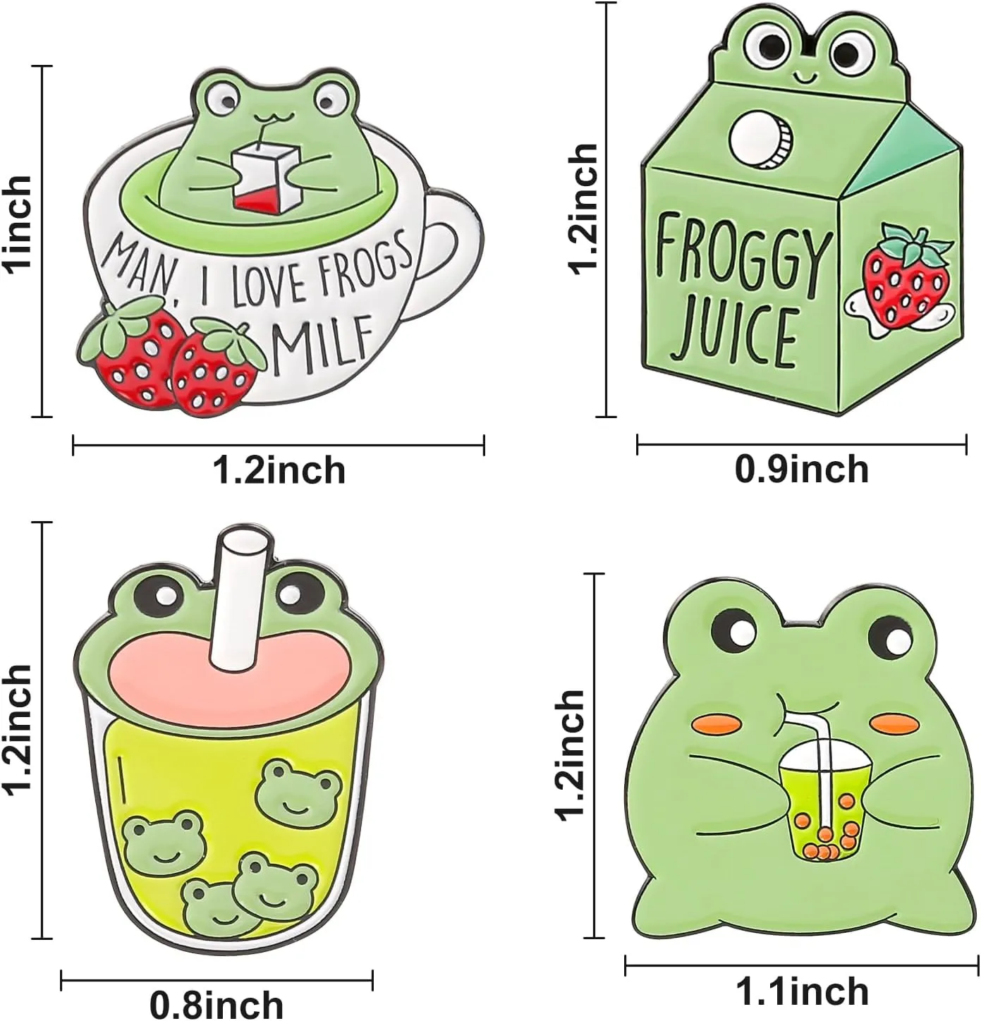 Cute Enamel Pins for Backpacks, Kawaii Anime Soot Sprites Cat Frog Cartoon Pins for Kids, Lapel Pin Set Badges for DIY Clothing Bags Jackets Jewelry Accessory Decoration Gift