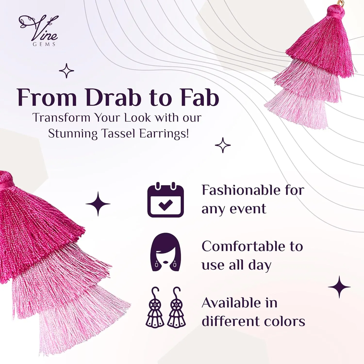 Earrings for Women, Tassel Earrings for Women
