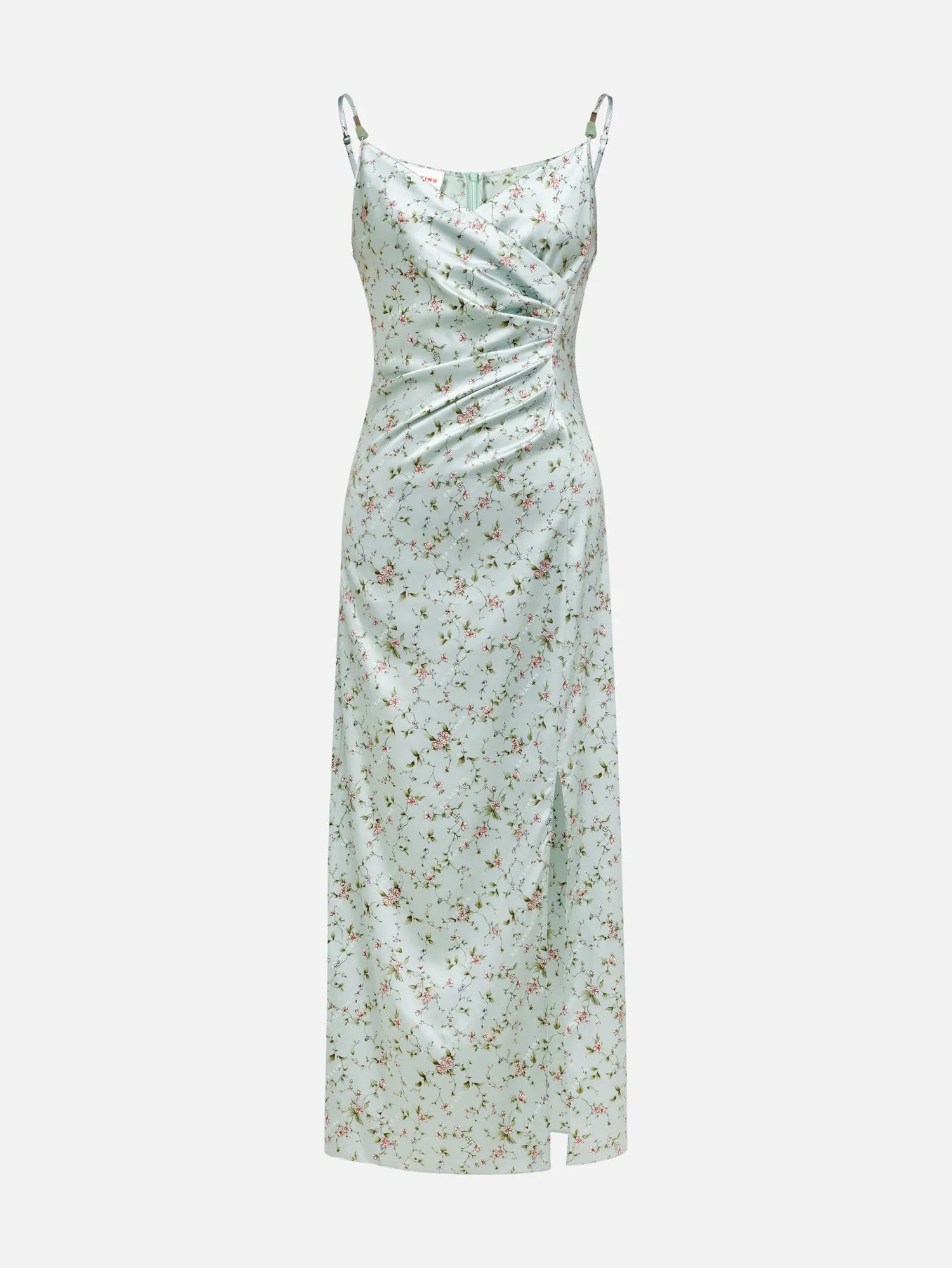 EP YAYING Silk Floral Dress EGJES4212AG