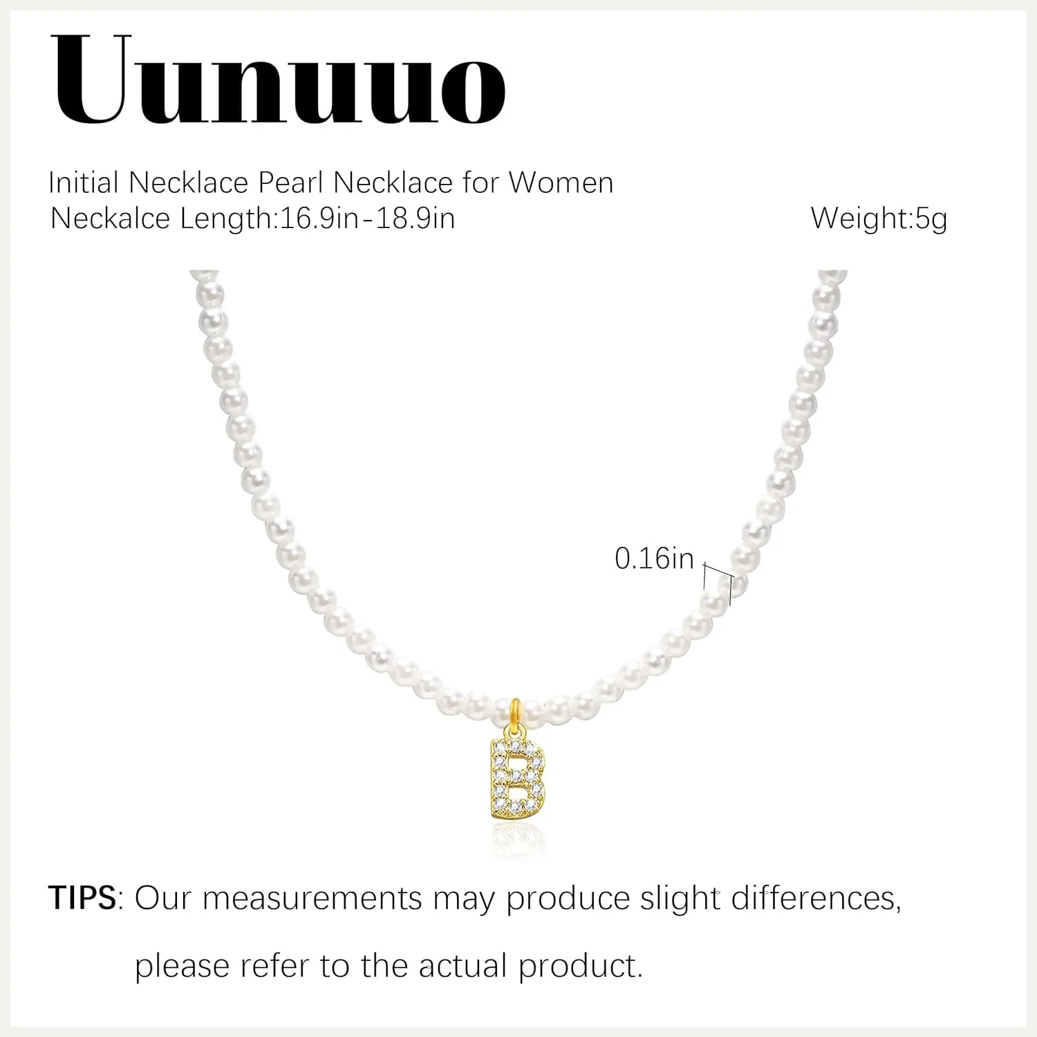 Gold Initial Necklaces for Women Pearl Choker Necklaces for Women Rhinestone Gold Letter Charm Necklace Alphabet Pendant Necklace Dainty Pearl Necklace Jewelry Gifts