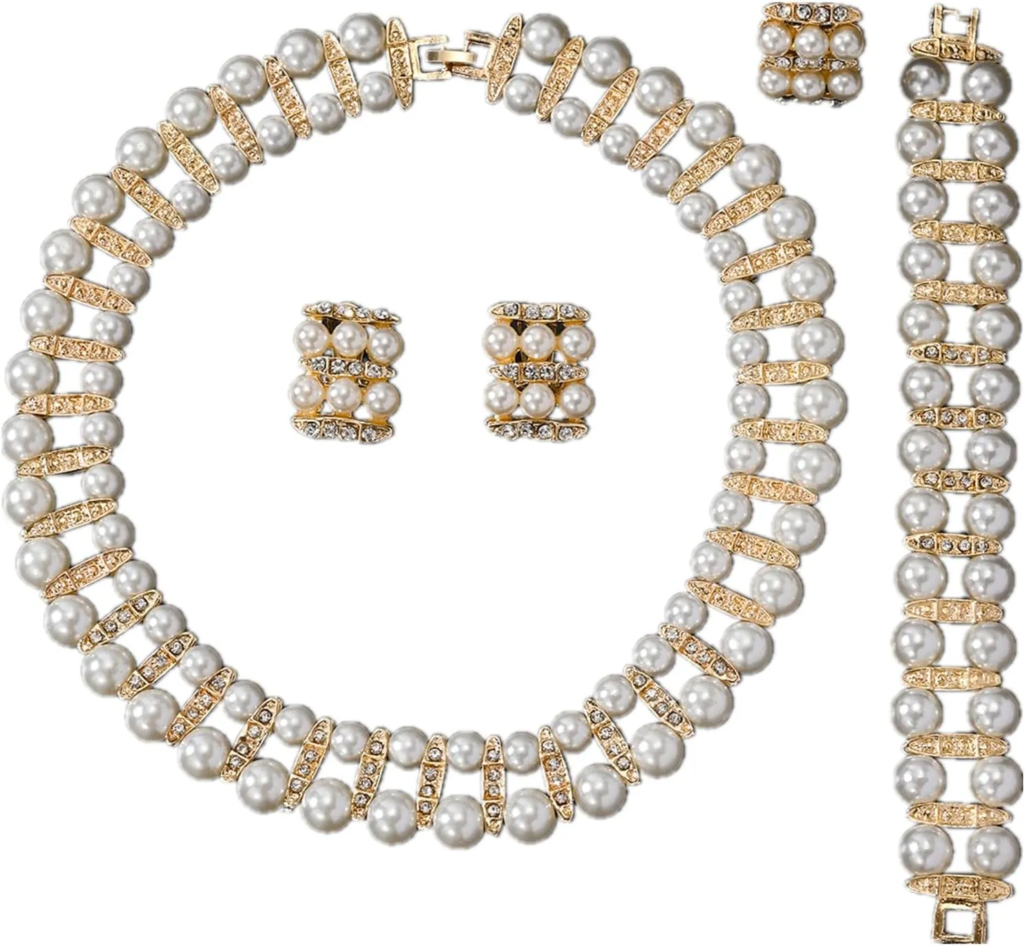 Gold Necklaces for Women Chunky Gold Silver Choker Necklace Statement Egyptian Jewelry for Women Men Gold Costume Jewelry Sets Accessories Gift