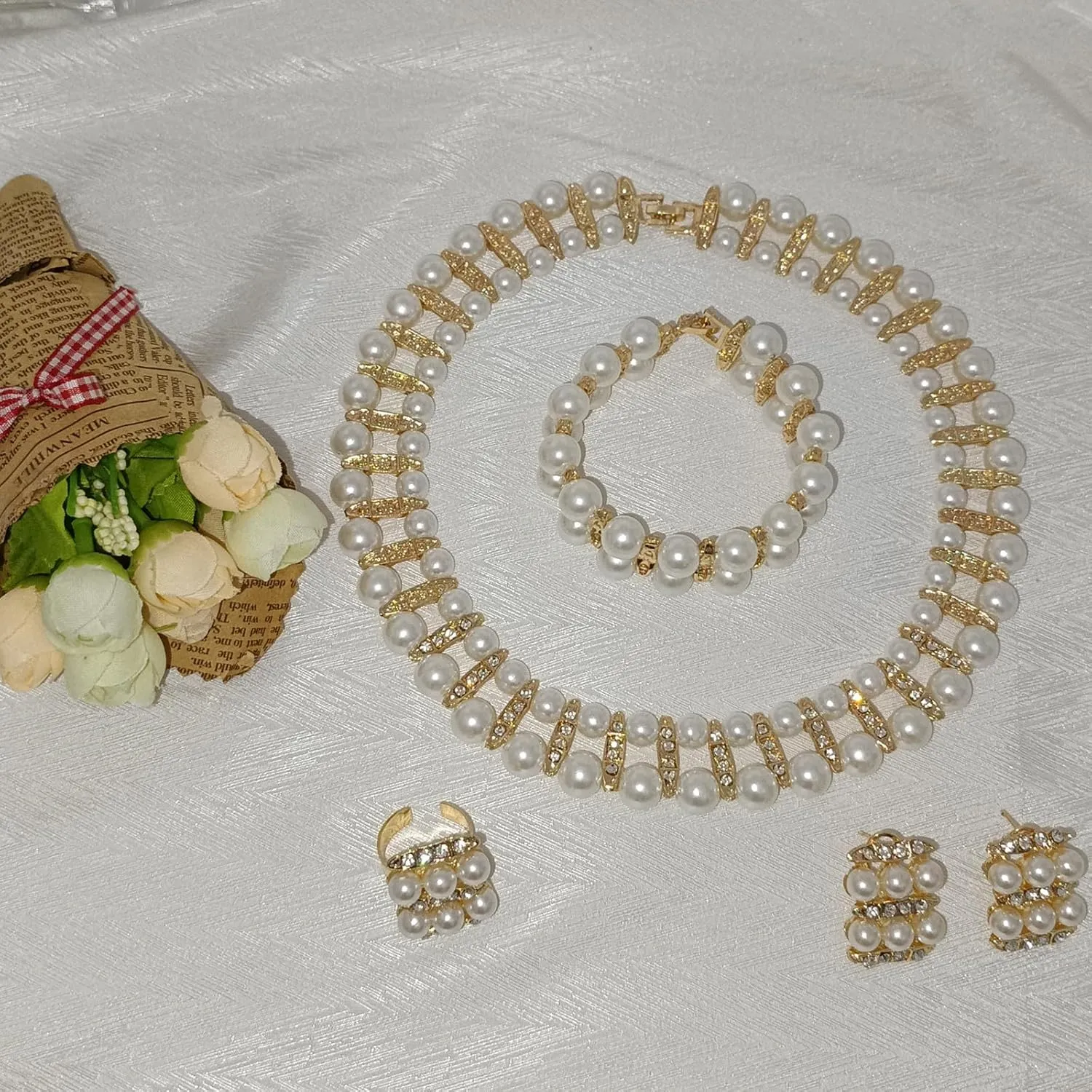 Gold Necklaces for Women Chunky Gold Silver Choker Necklace Statement Egyptian Jewelry for Women Men Gold Costume Jewelry Sets Accessories Gift