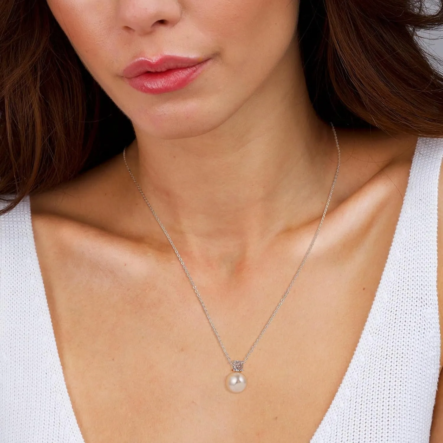 Gold/Silver Necklace for Women,Layered Gold Plated Chain Necklace Set Non Tarnish,Gold Layering Stacked Simple Everyday Waterproof Necklaces Jewelry