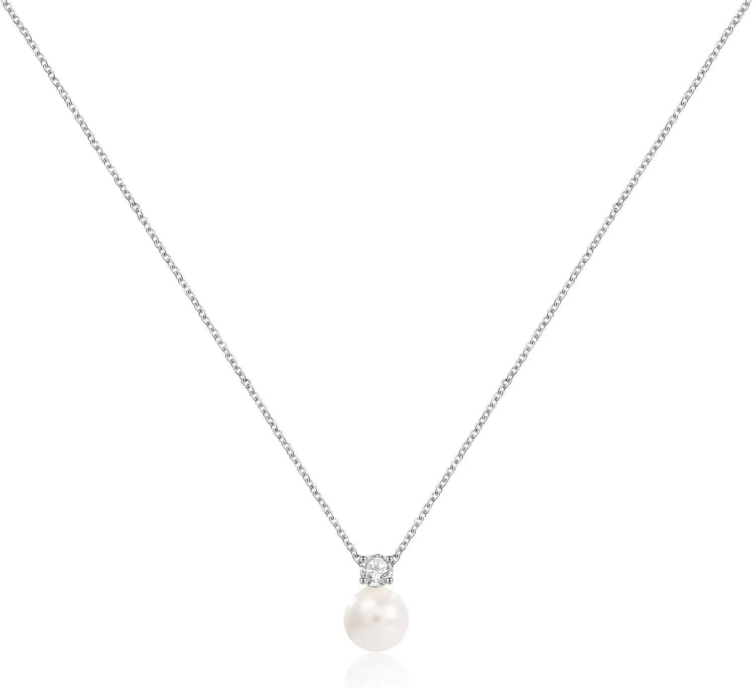 Gold/Silver Necklace for Women,Layered Gold Plated Chain Necklace Set Non Tarnish,Gold Layering Stacked Simple Everyday Waterproof Necklaces Jewelry