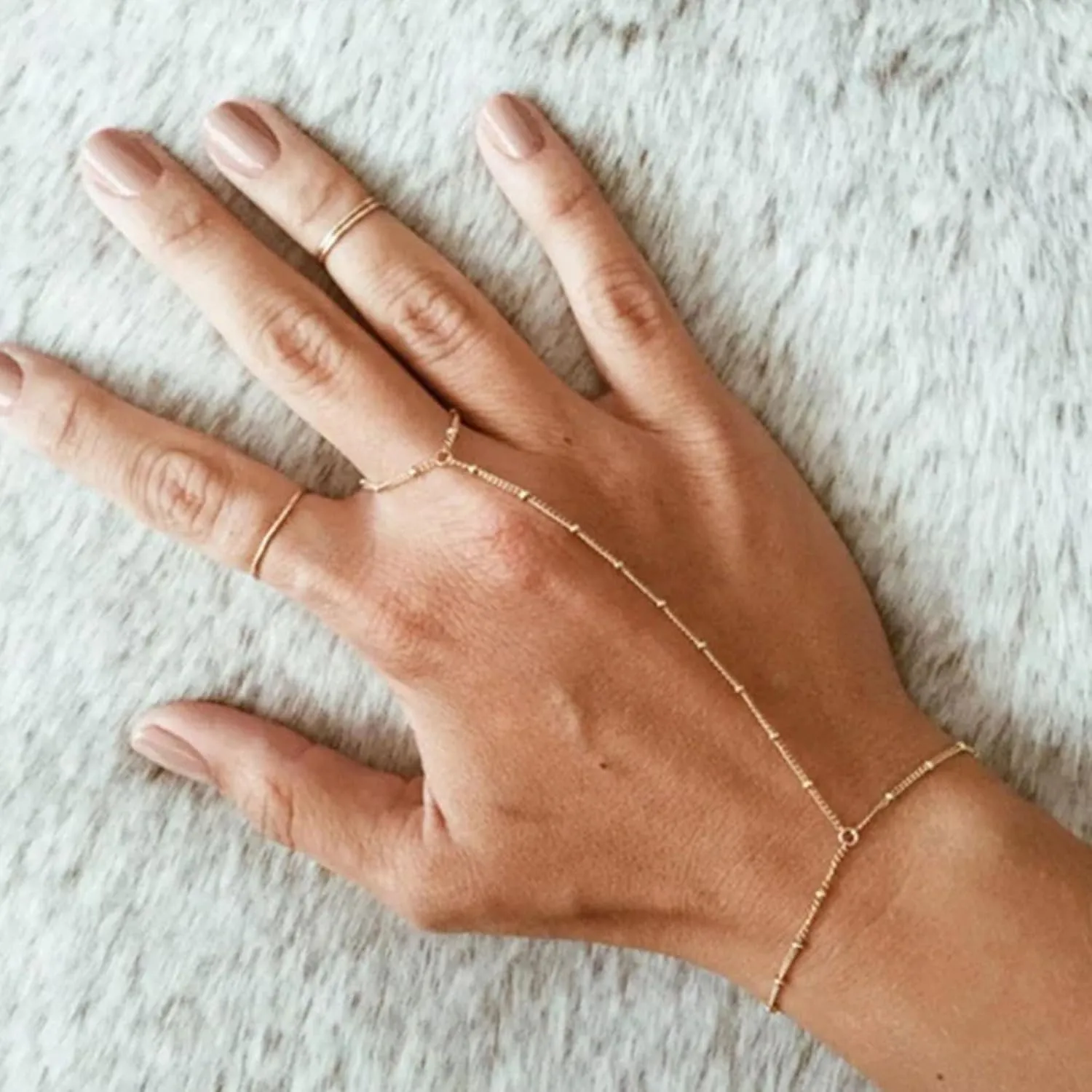Hand Chain Silver Bangle Gold Bangle Bracelet Silver Bangles Bracelets for Women Cuff Bracelets Ring Bracelet Hand Chain Gold Silver Hand Chain Bracelet