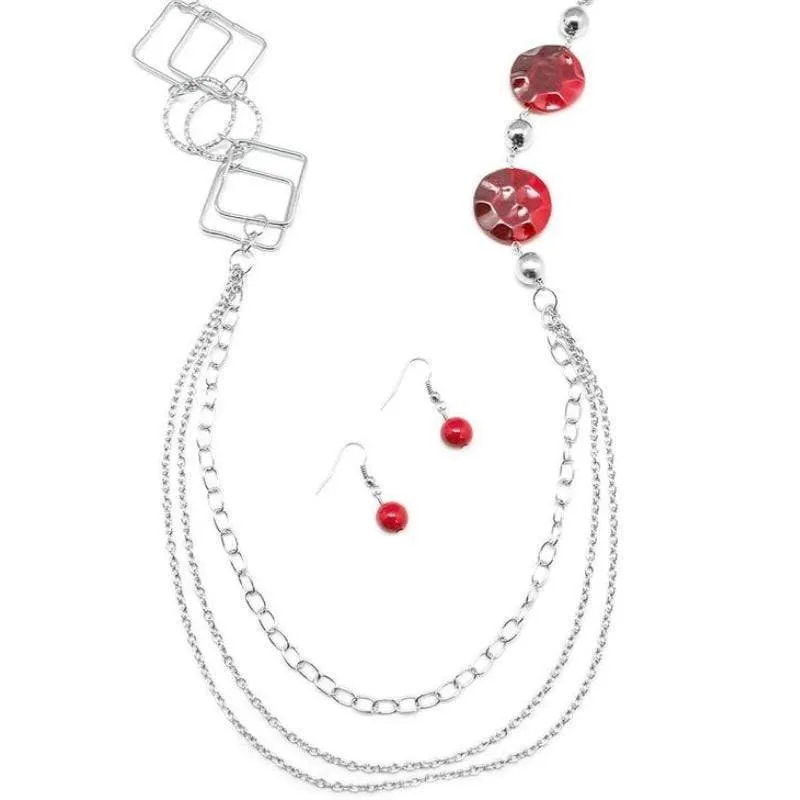 In Anticipation Red Necklace
