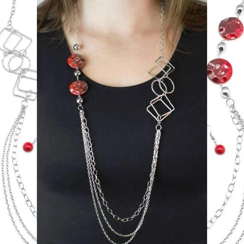 In Anticipation Red Necklace