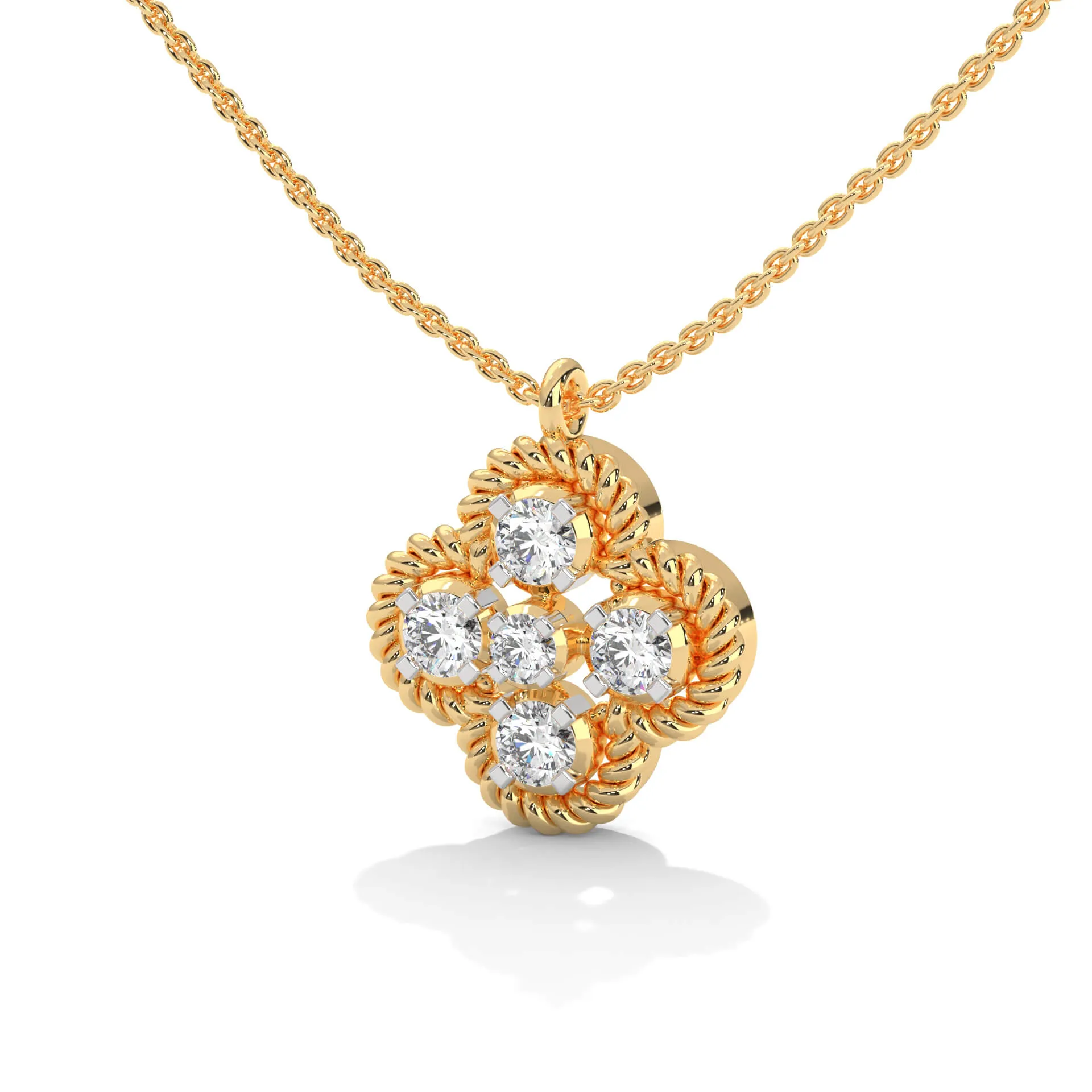 Kayan Silver Pendant | 22KT Gold Vermeil