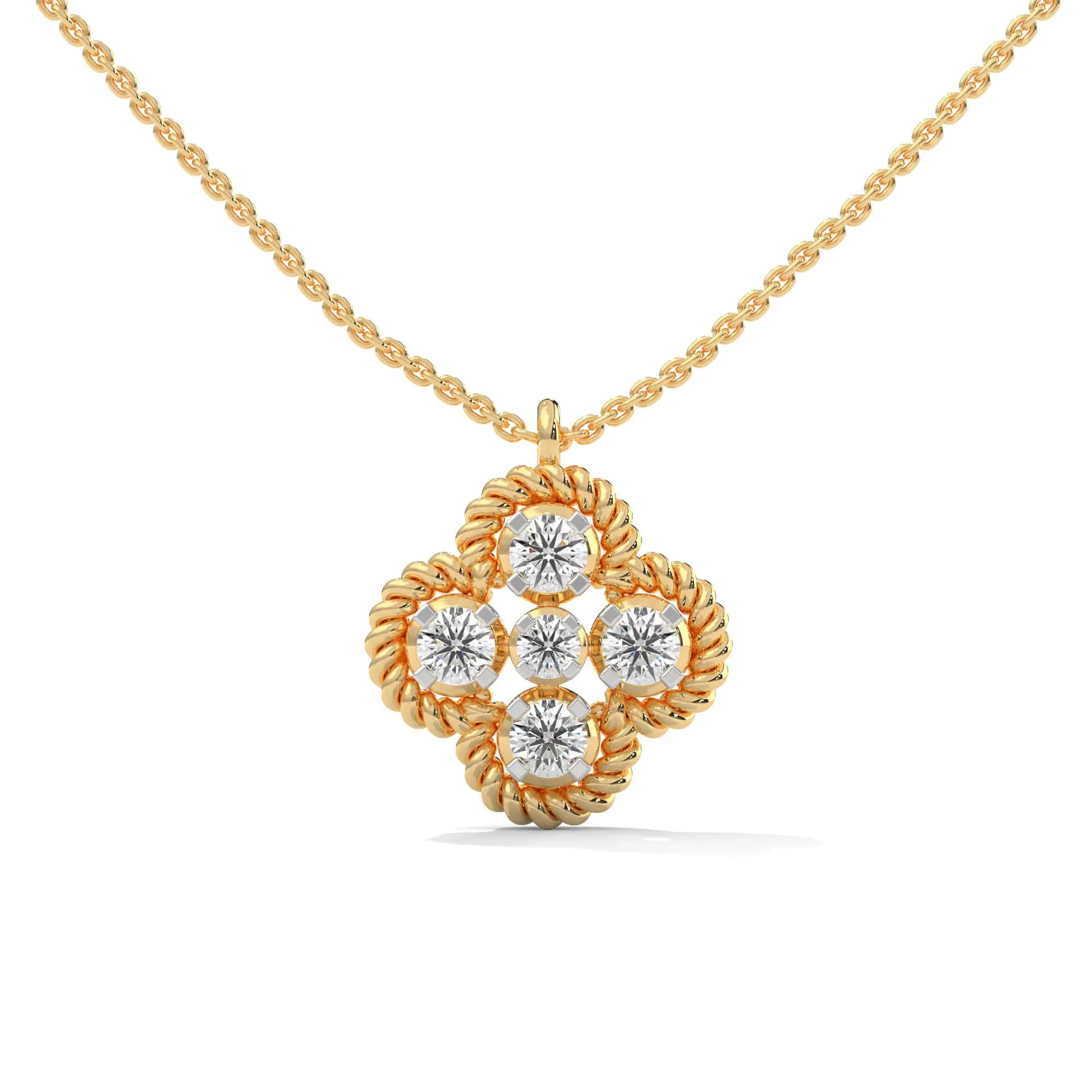 Kayan Silver Pendant | 22KT Gold Vermeil