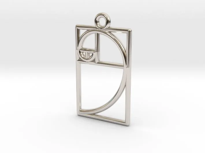 Larger Golden Ratio Necklace (Metal)