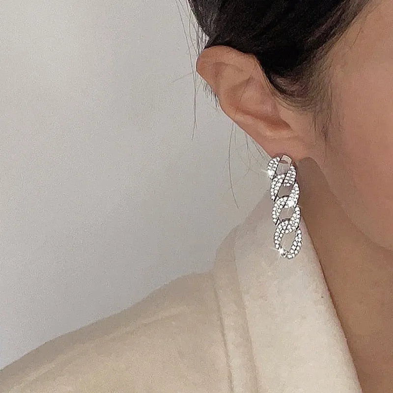 Lucinda's Sparkling Statement Earrings