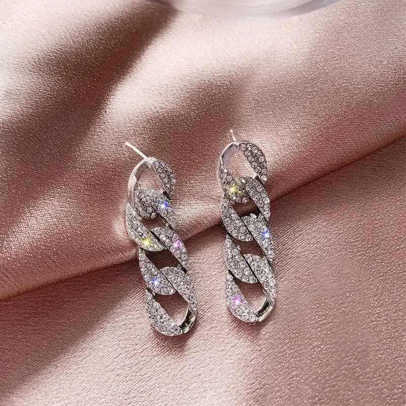 Lucinda's Sparkling Statement Earrings