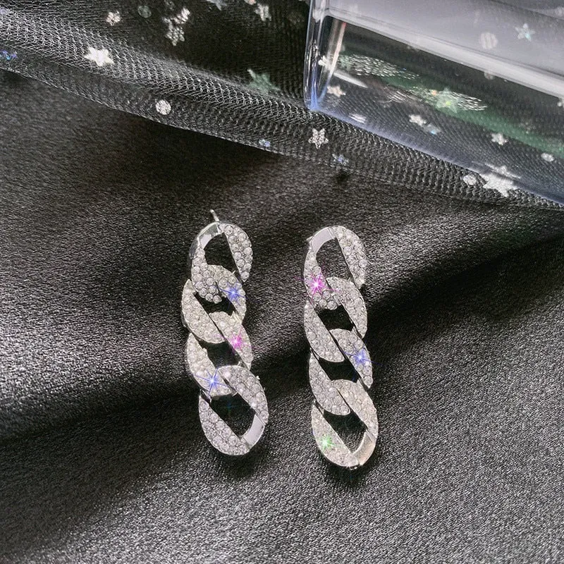 Lucinda's Sparkling Statement Earrings