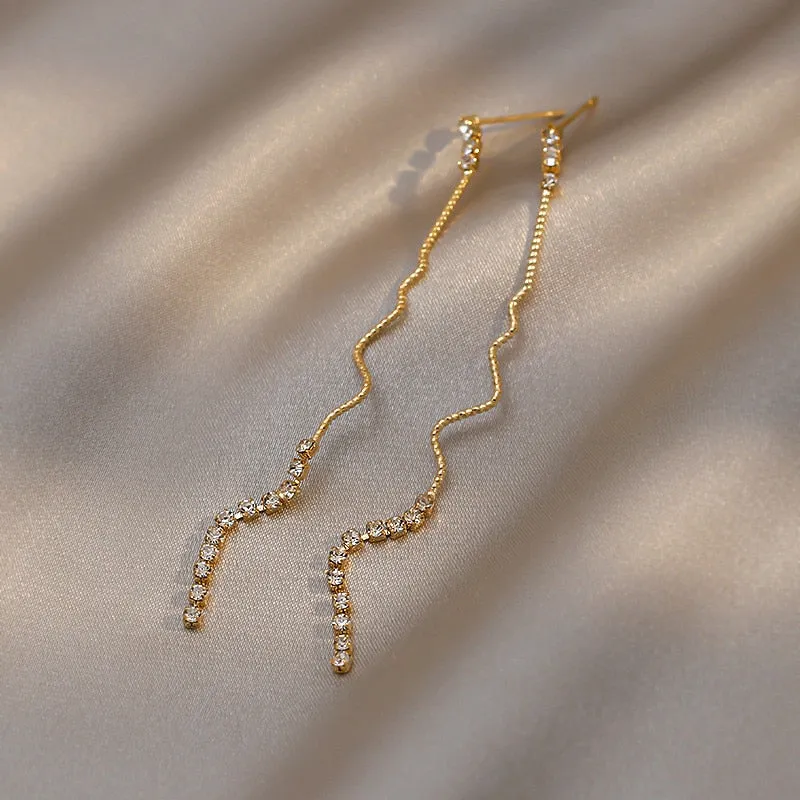Lucinda's Sparkling Statement Earrings