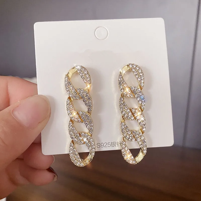 Lucinda's Sparkling Statement Earrings