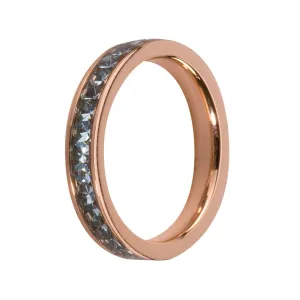 MelanO Jewelled Ring – Aqua/RG