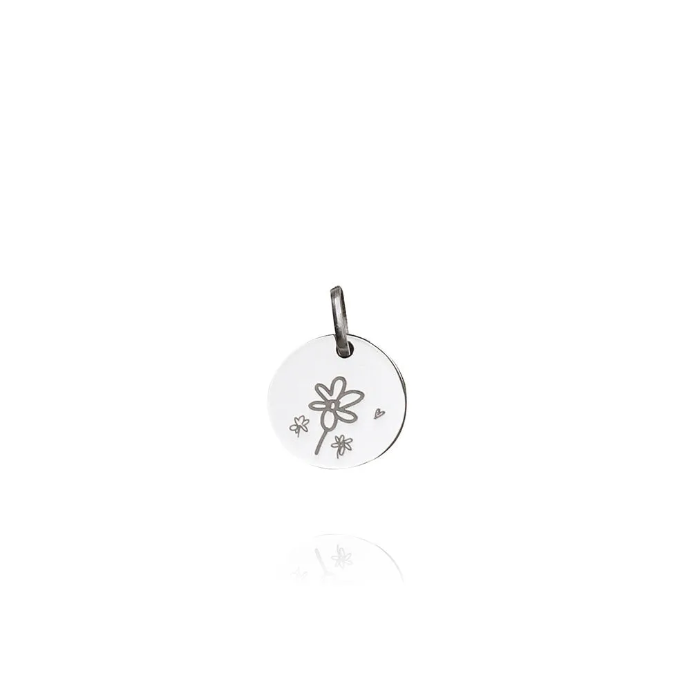 Memorable Print Bespoke Silver Pendant