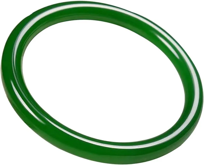 Natural Hotan Jasper Round Strip Green Bangle 58-62mm Fengshui Jade bracelet For Women Genuine