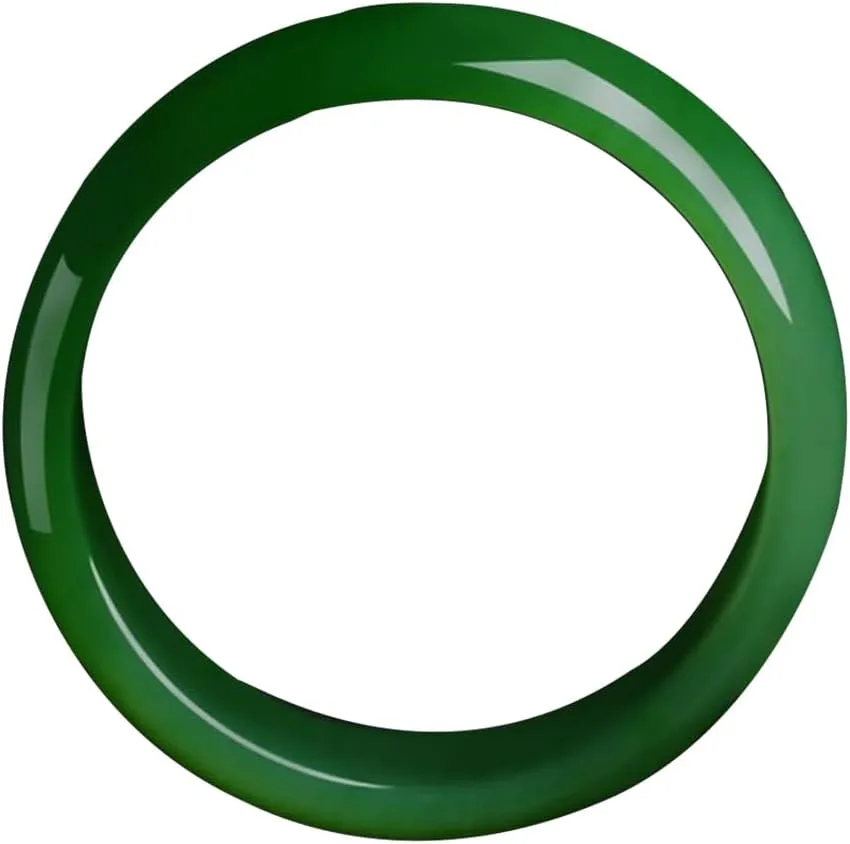 Natural Hotan Jasper Wide Strip Bangle 58-62mm Fengshui Jade bracelet For Women Genuine