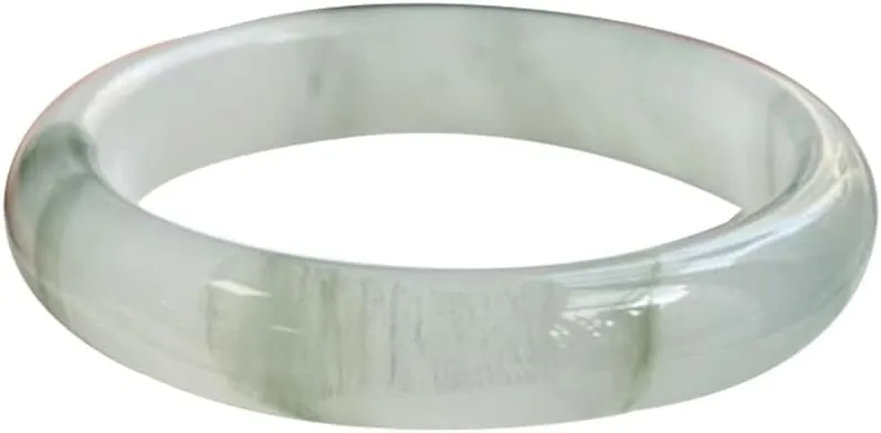 Natural Tianshan Cui Floating Flower Bangle 58-62mm Fengshui Fashion Jade bracelet For Women Genuine