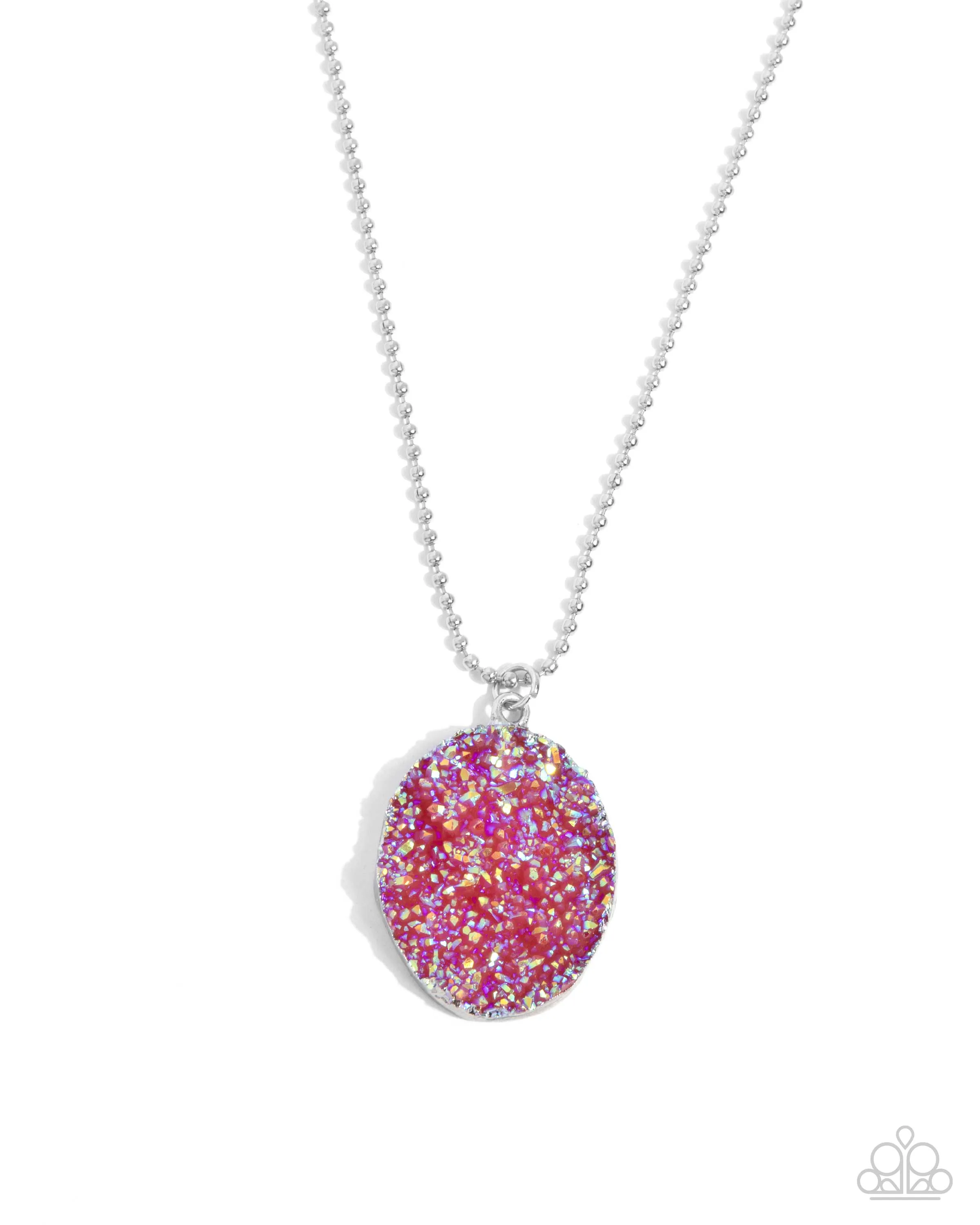 Necklaces Dreamy Druzies - Pink SET