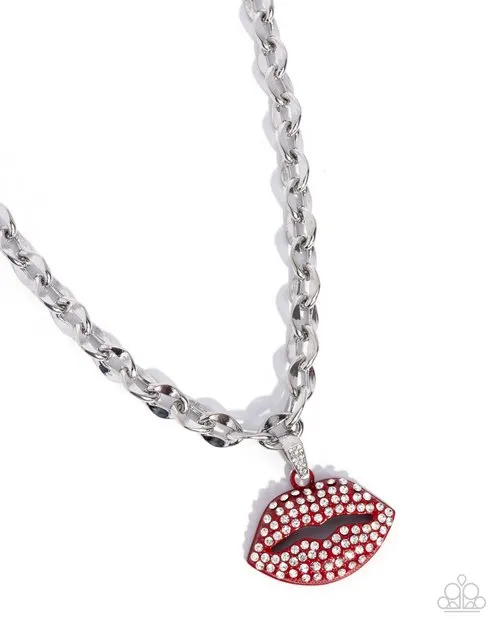 Necklaces Keepsake Kisser RED N2067