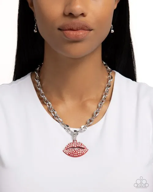 Necklaces Keepsake Kisser RED N2067