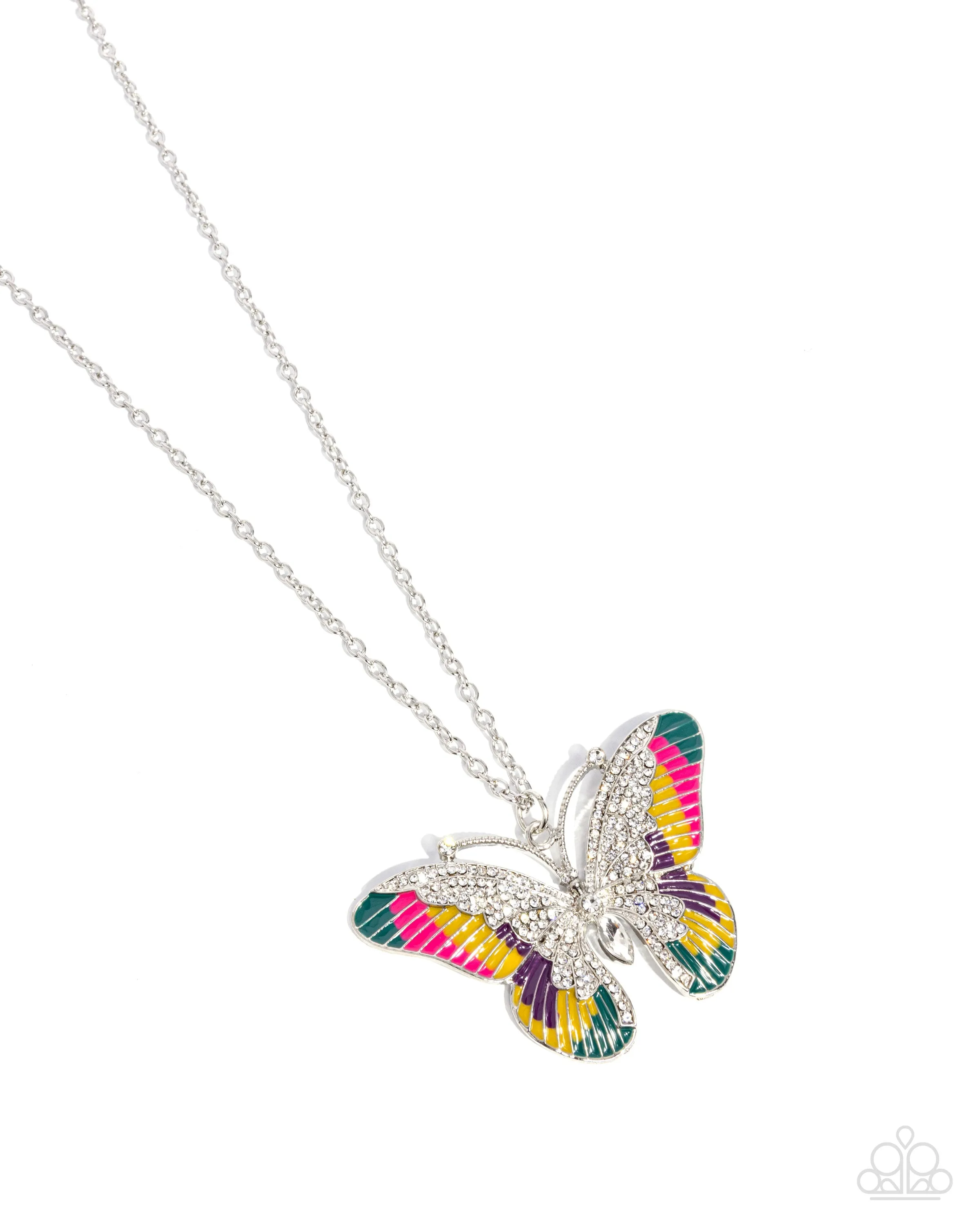 Necklaces Papillon Pizzazz - Yellow Butterfly N2454