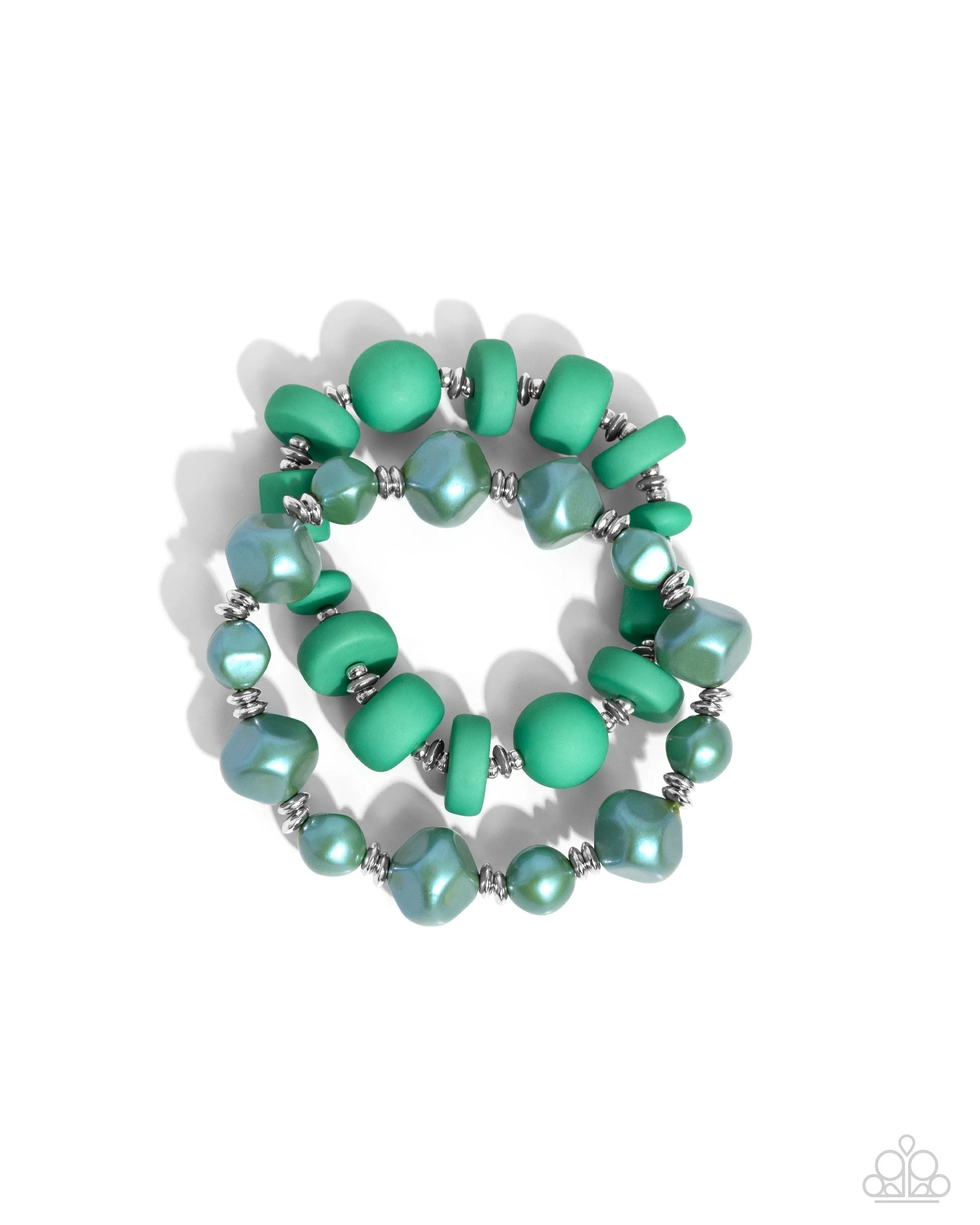 Necklaces Shape Shifting Sense - Green SET74